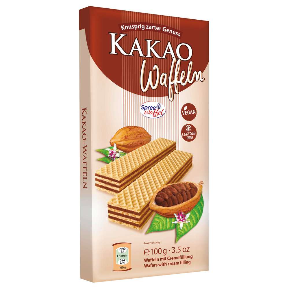 Produktabbildung Spreewaffel Waffeln mit Cremefüllung, Kakao
