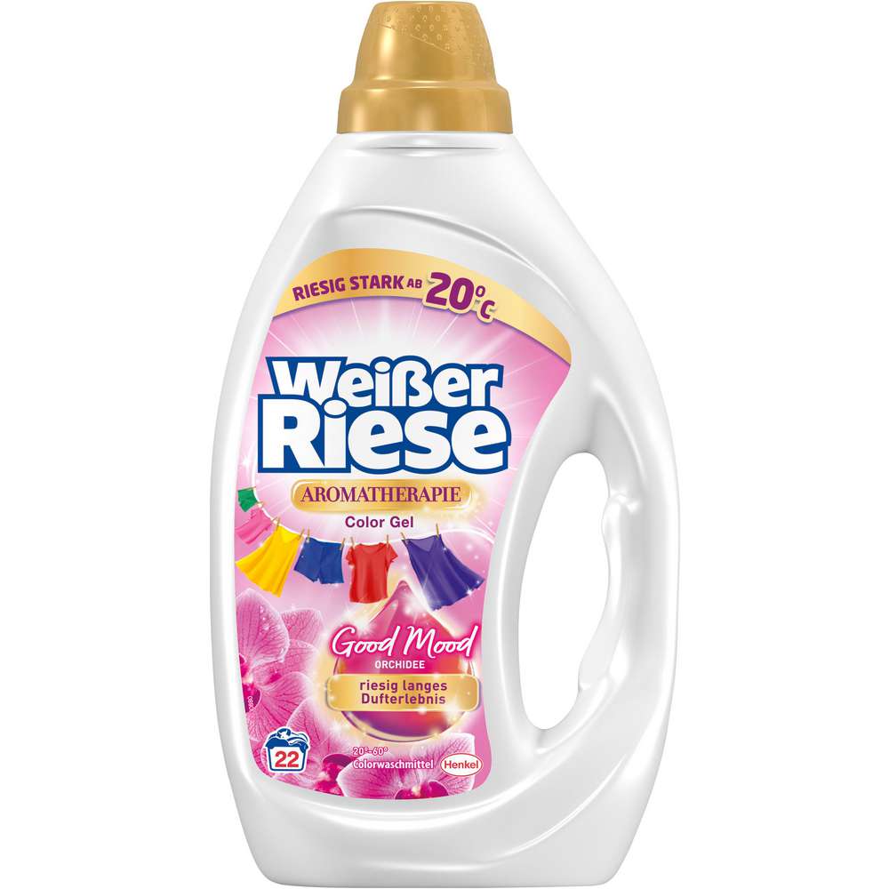 Produktabbildung Weißer Riese Color-Waschmittel Gel, Aromatherapie Orchidee
