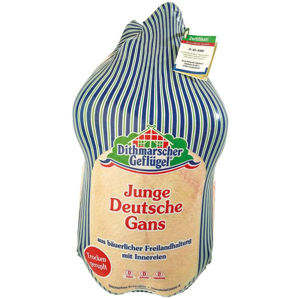 Produktabbildung Dithmarscher Geflügel Junge Gans, tiefgekühlt