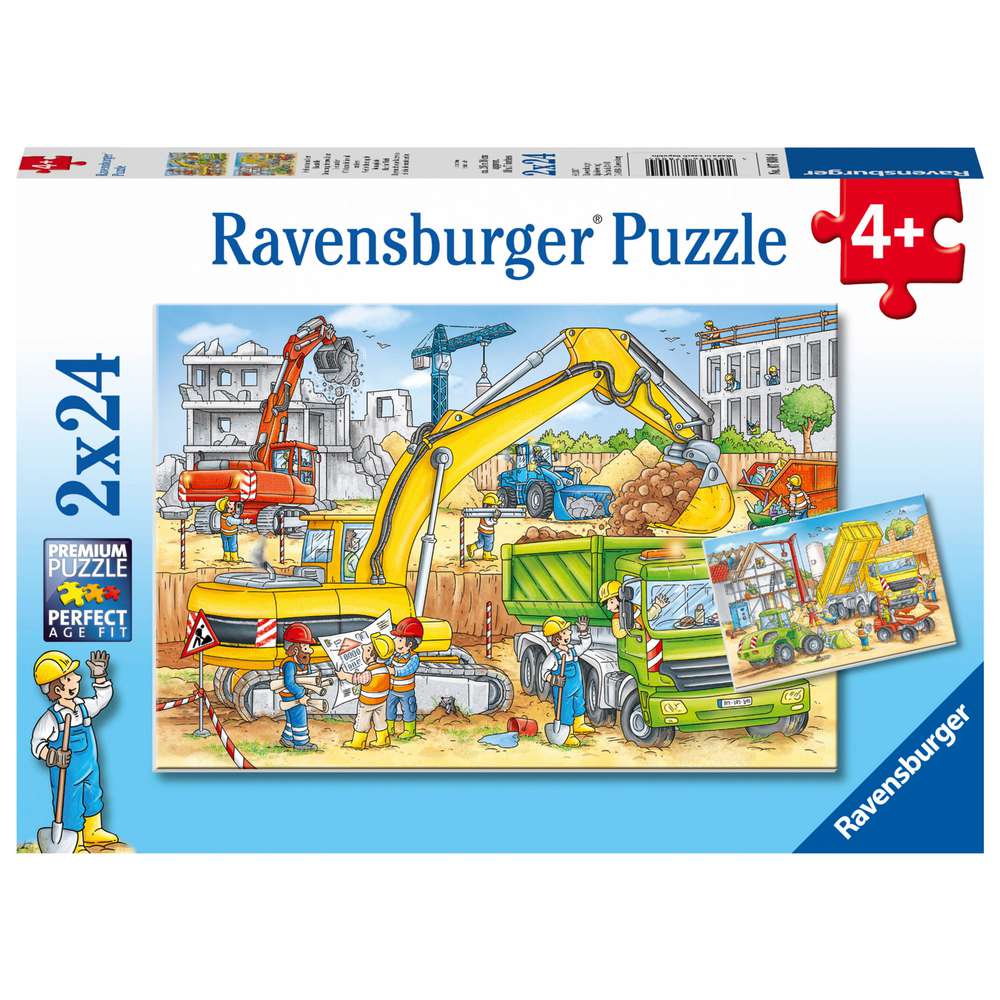 Produktabbildung Ravensburger Puzzle Viel zutun auf der Baustelle
