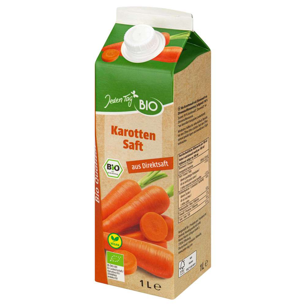 Produktabbildung Jeden Tag Bio Karottensaft
