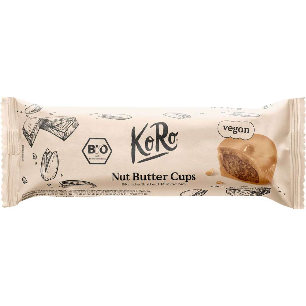 Produktabbildung KoRo Bio Cups Nut Butter Pistachio