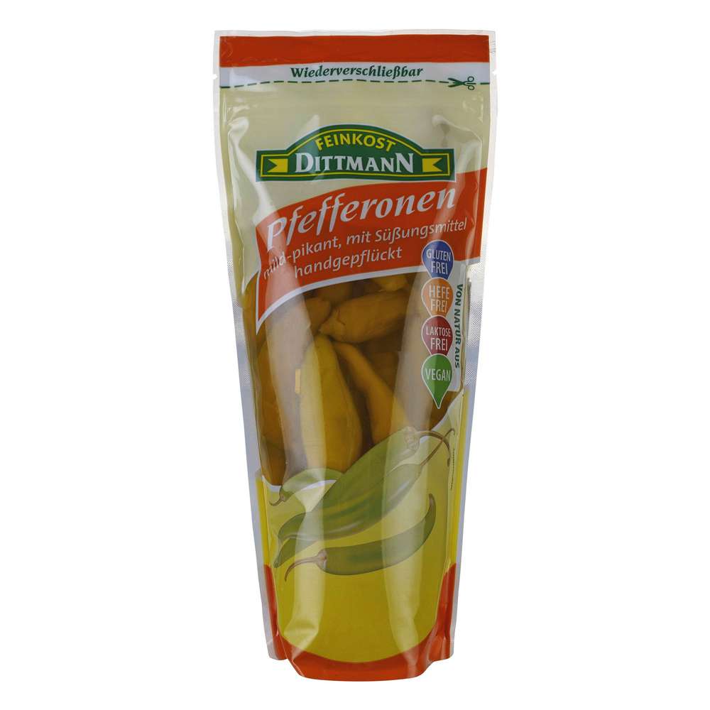 Produktabbildung Feinkost Dittmann Pfefferonen, mild
