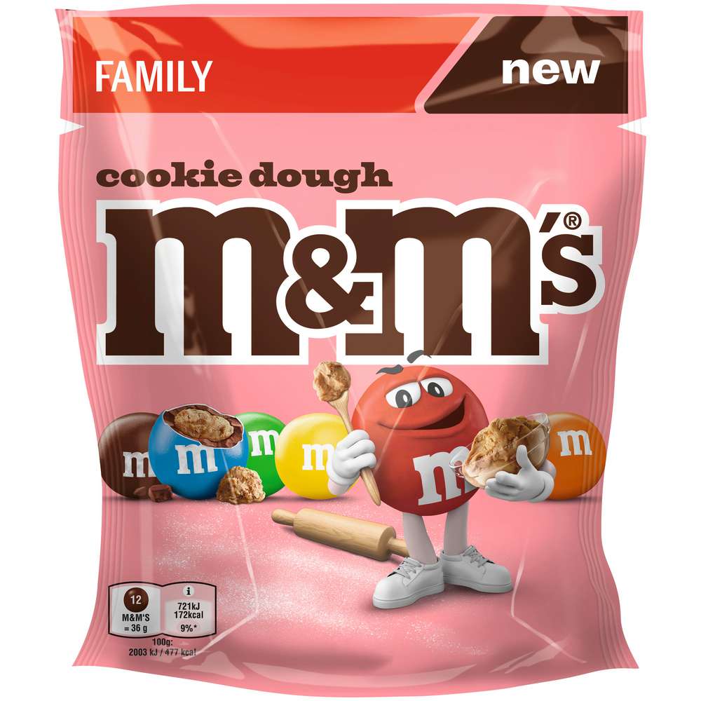 Produktabbildung M&M's Schokolinsen Cookie Dough