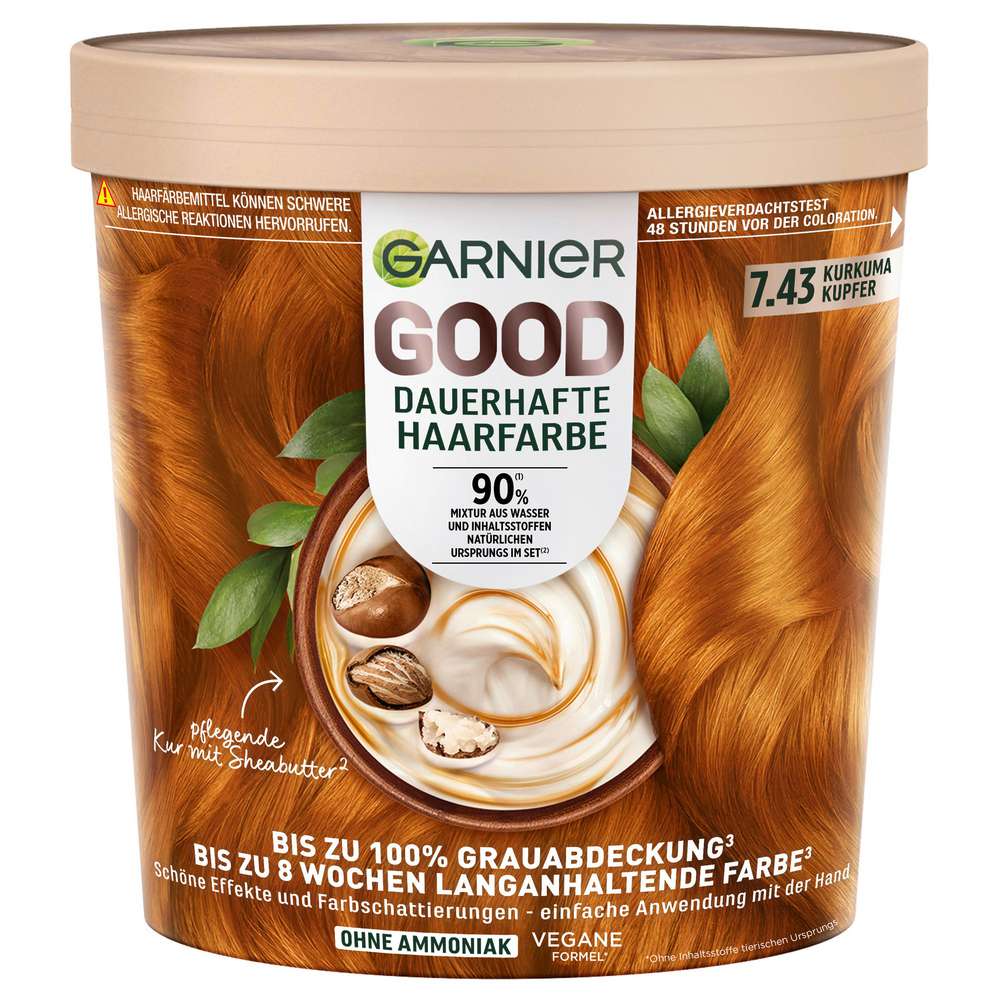 Produktabbildung Garnier Haarfarbe Good 7.43 Kurkuma Kupfer