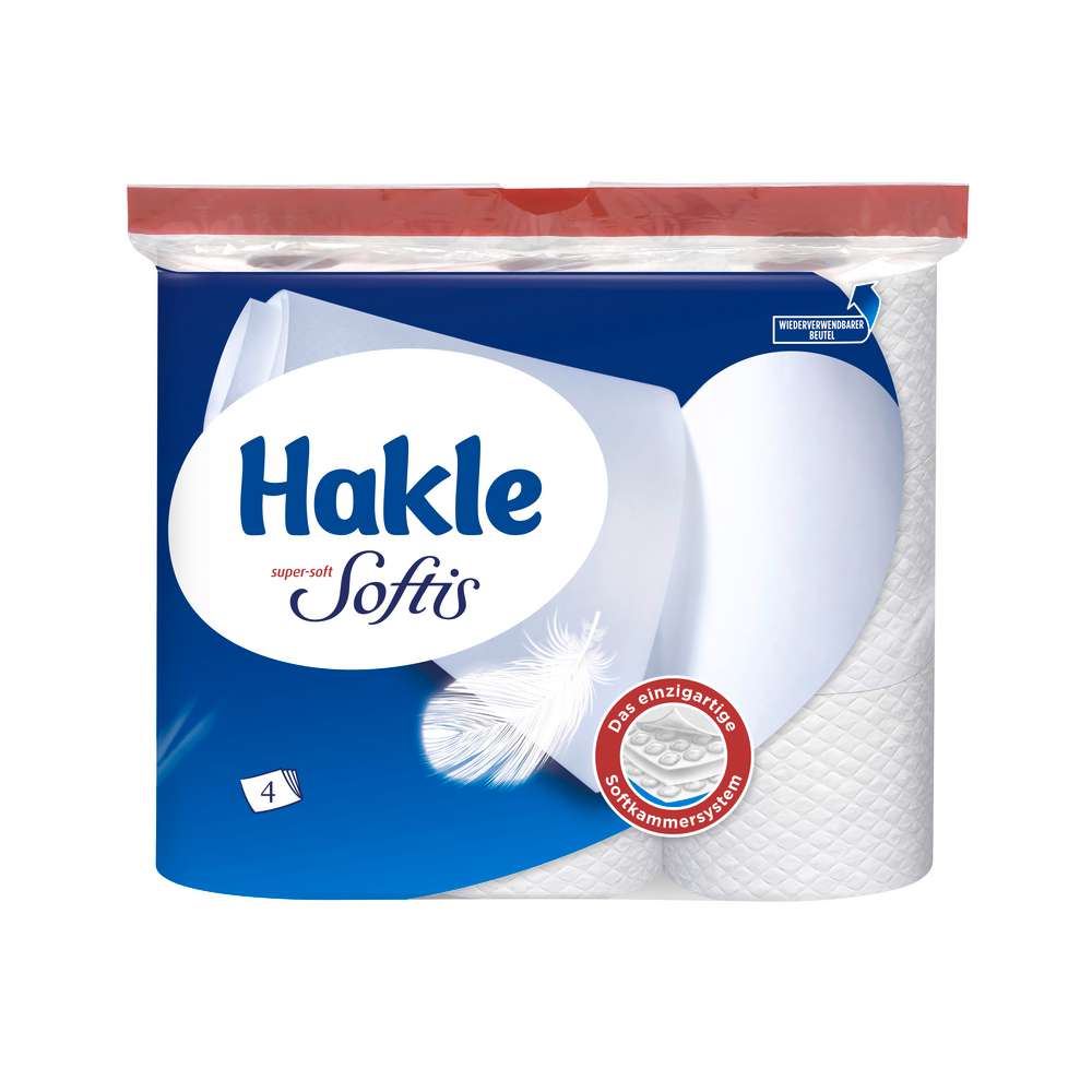 Produktabbildung Hakle Super Soft Softis Toilettenpapier 4 lagig