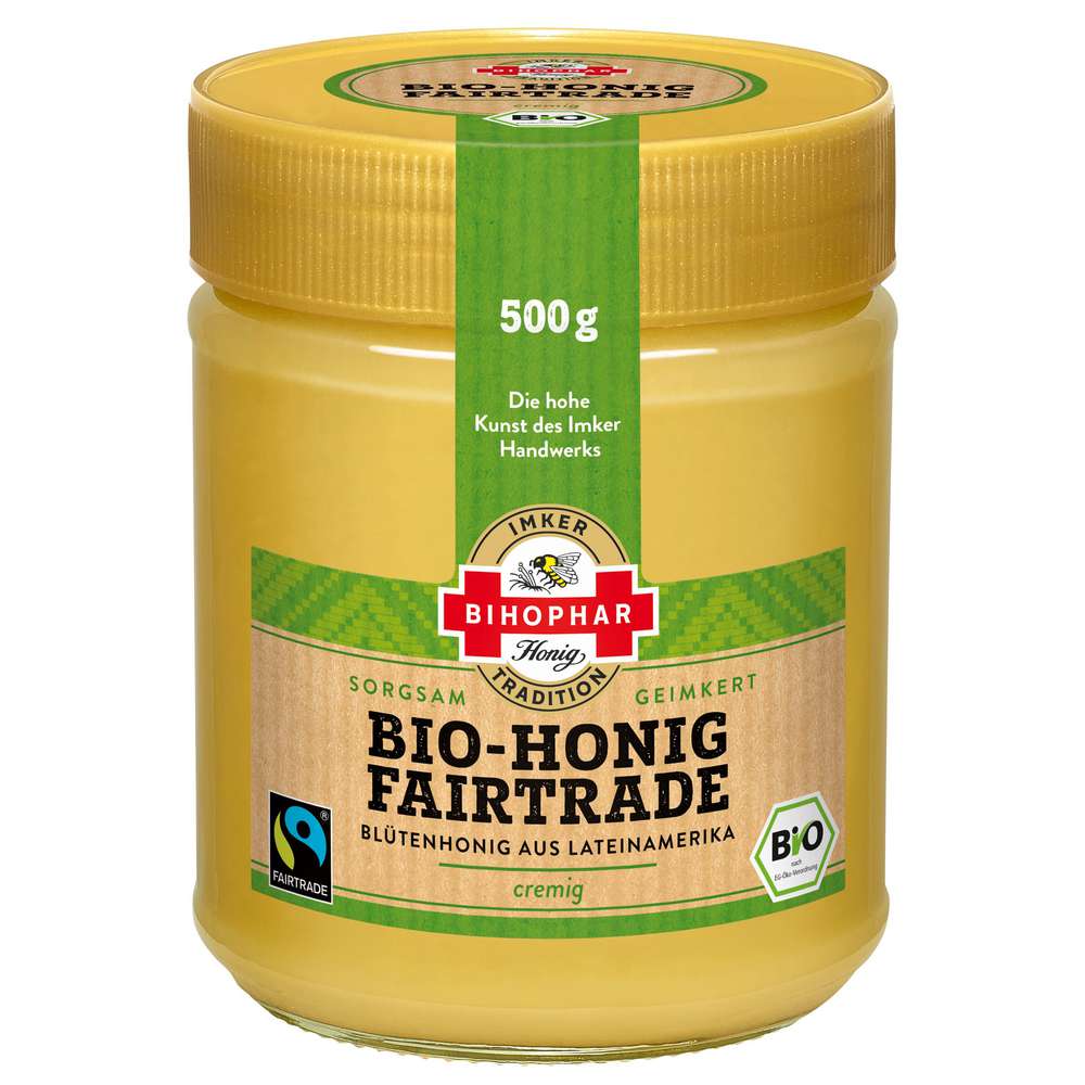 Produktabbildung Bihophar Bio Blütenhonig Fairtrade, cremig
