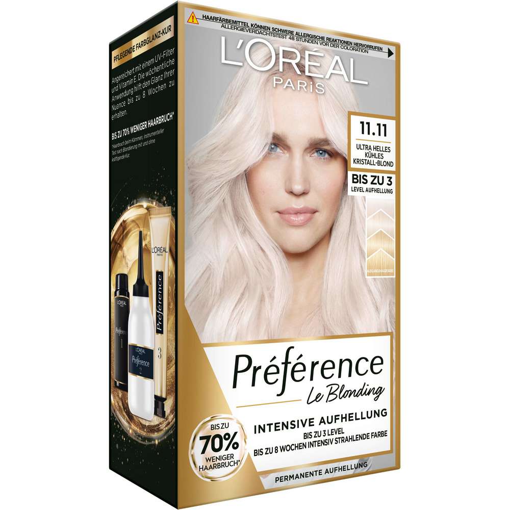 Produktabbildung L'Oreal Paris Haarfarbe Preference, 11.11 Island