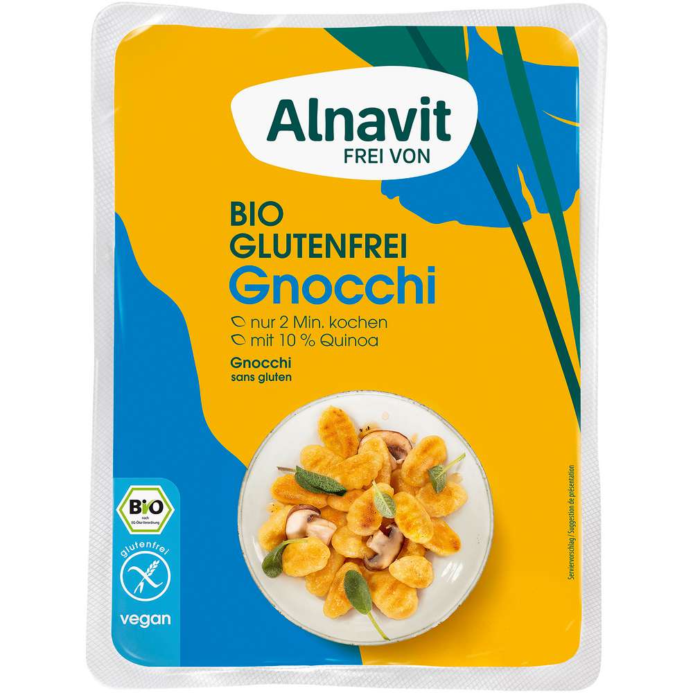 Produktabbildung Alnavit Bio Gnocchi, mit Quinoa