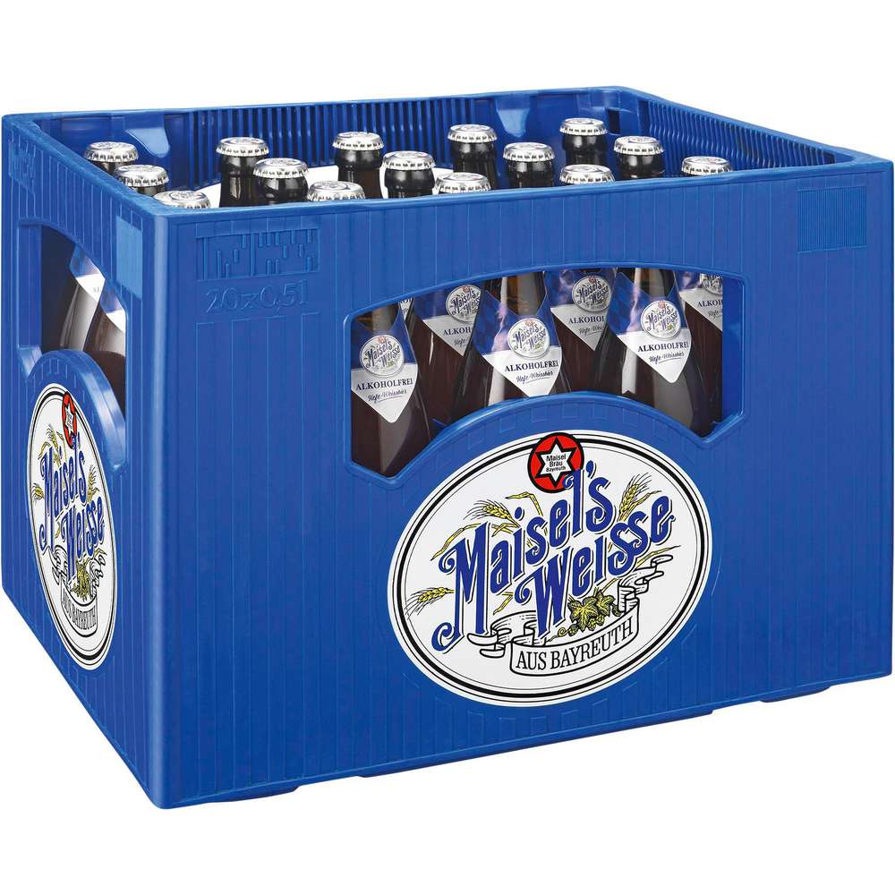 Produktabbildung Maisel's Weisse Hefe-Weißbier, alkoholfrei (20x 0,500 Liter)