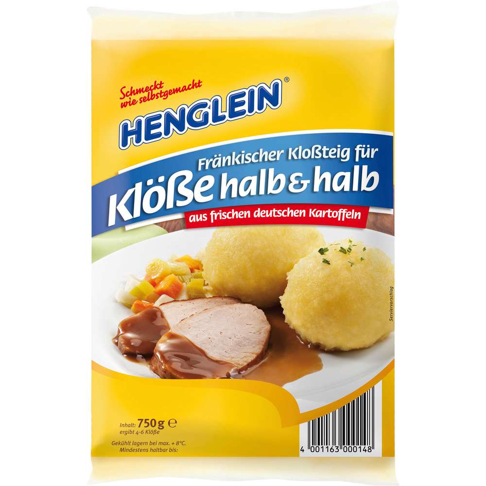 Produktabbildung Henglein Kloßteig, Fränkischer Art
