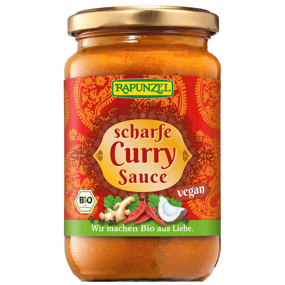 Produktabbildung Rapunzel Curry Sauce scharf