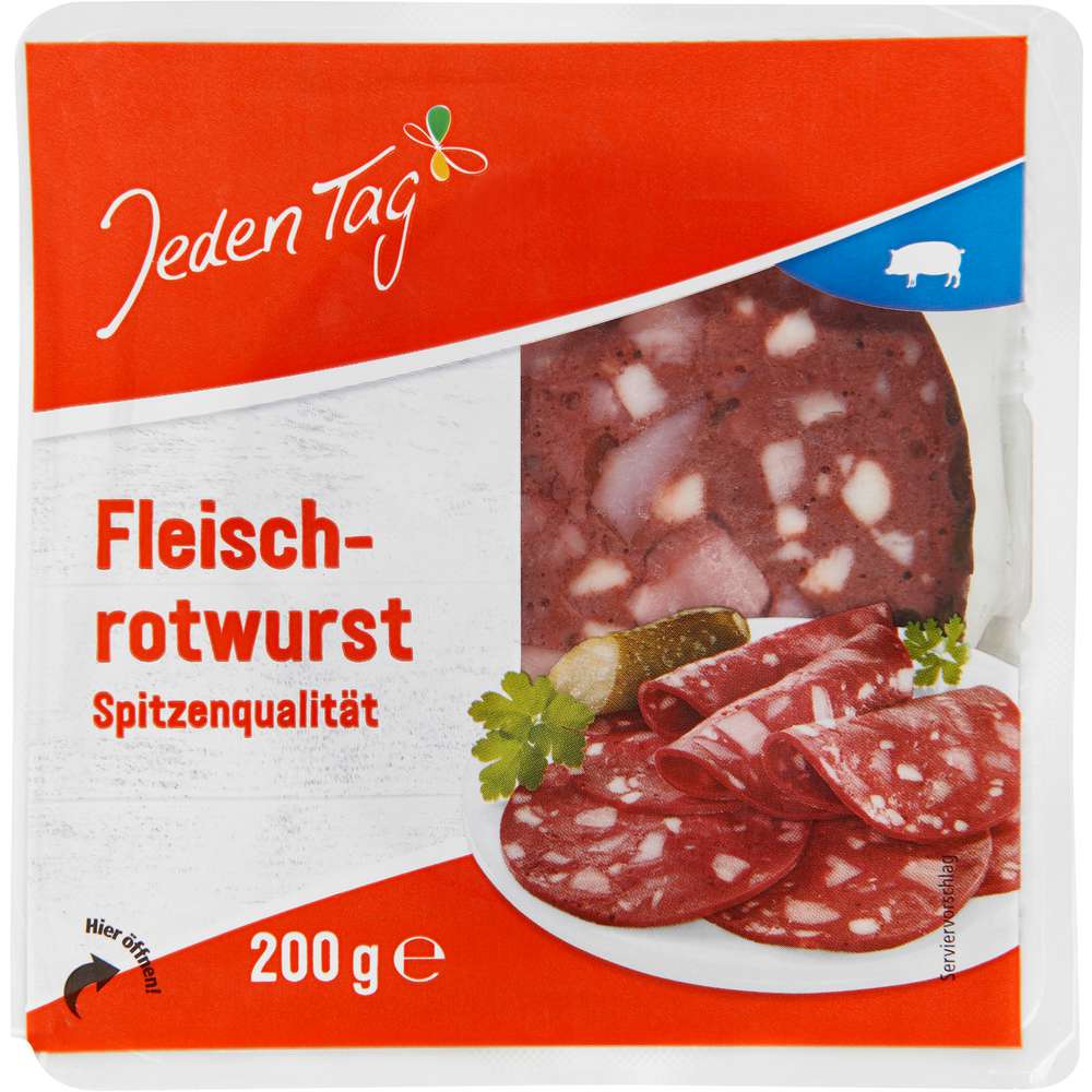 Produktabbildung Jeden Tag Fleischrotwurst