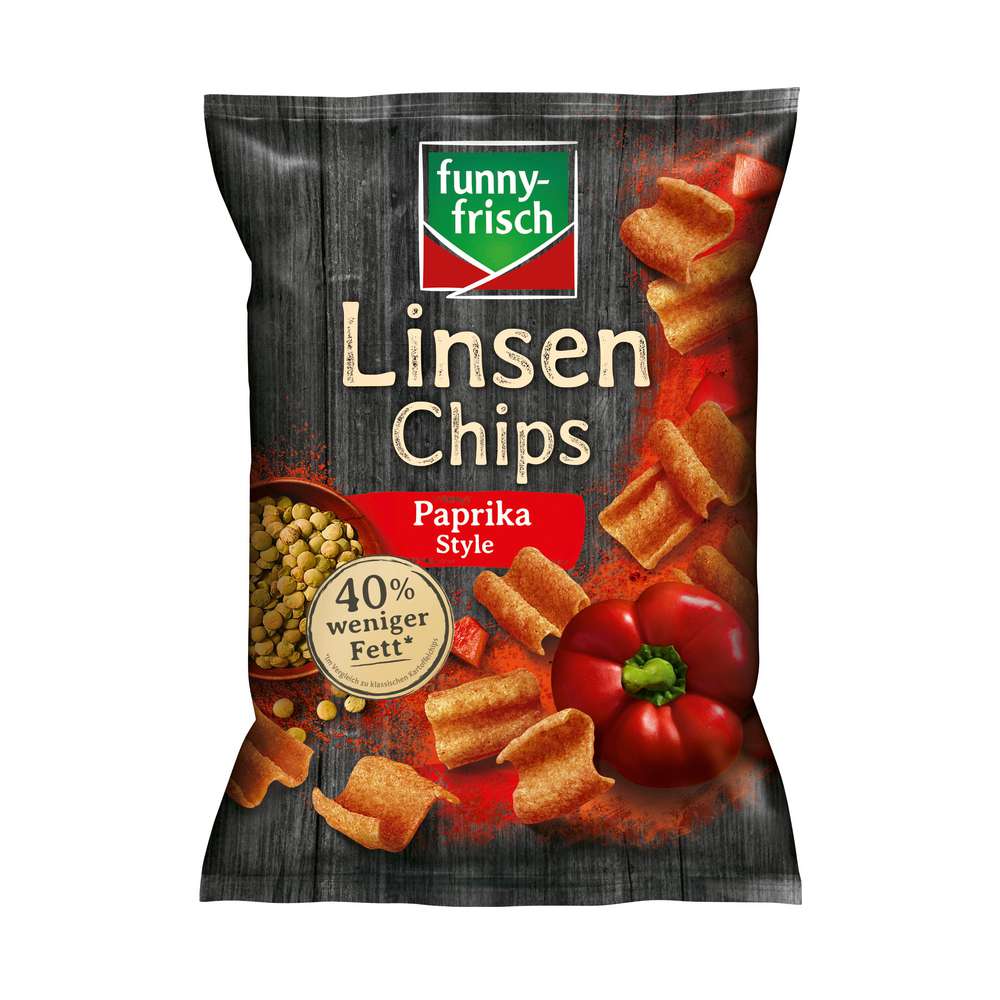 Produktabbildung funny-frisch Linsen Chips Paprika 