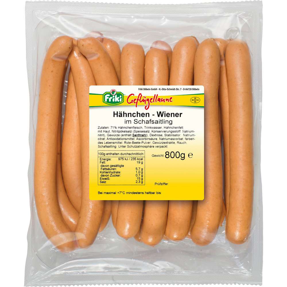 Produktabbildung Friki Geflügel Wiener