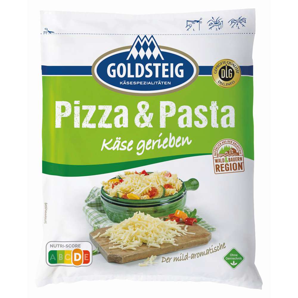 Produktabbildung Goldsteig Pasta-Käse, gerieben