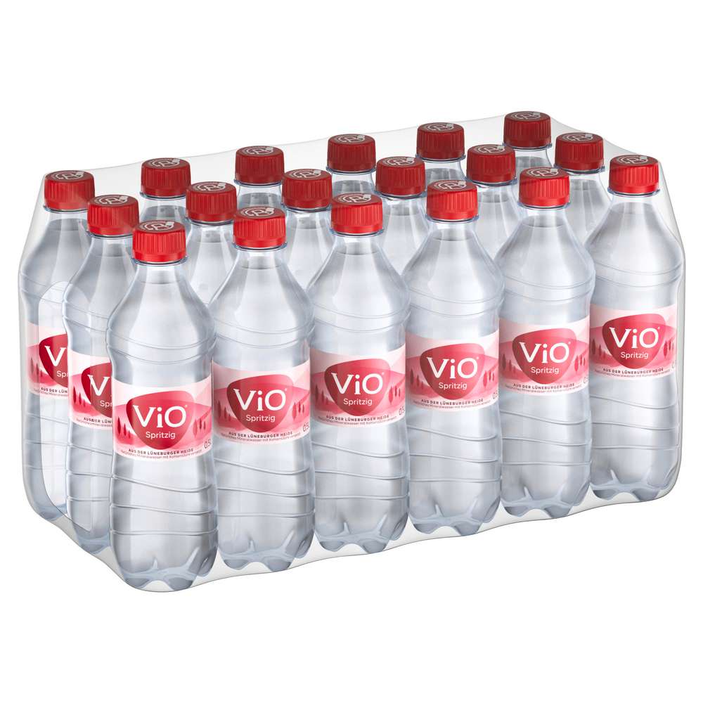 Produktabbildung Vio Mineralwasser, Spritzig (18x 0,500 Liter)