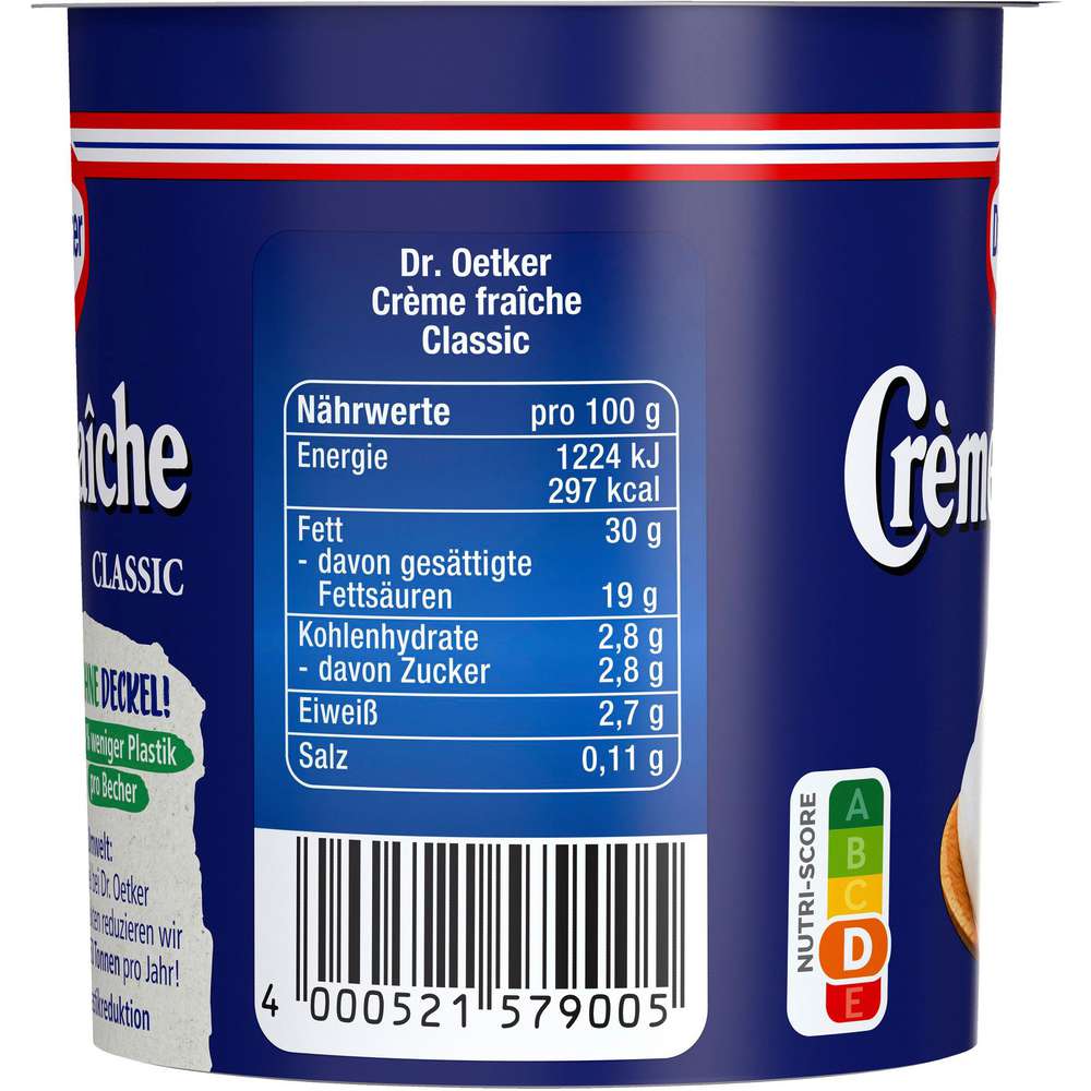 Produktabbildung Dr. Oetker Cremè Fraîche 30% Fett, Classic
