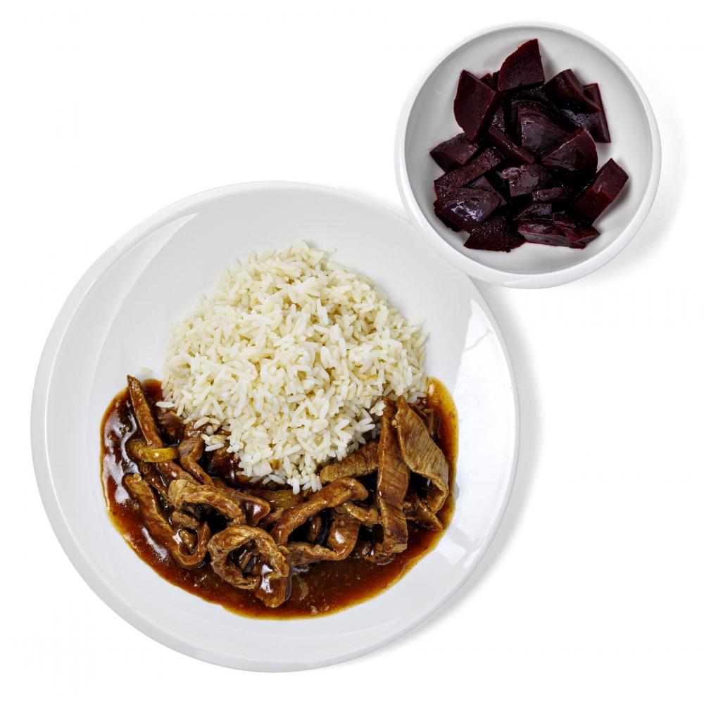 Produktabbildung keine Marke Rindergeschnetzeltes Stroganoff