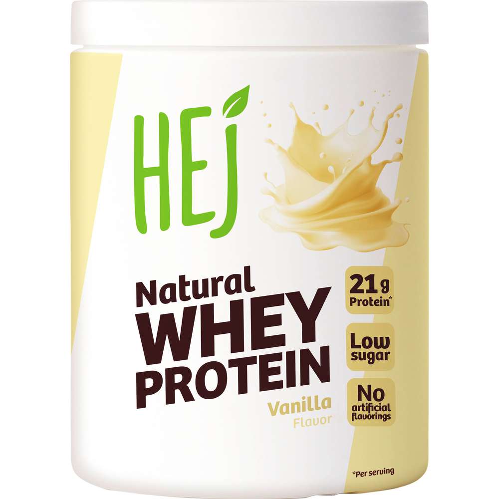 Produktabbildung hej Natural Whey Protein Pulver, Vanilla