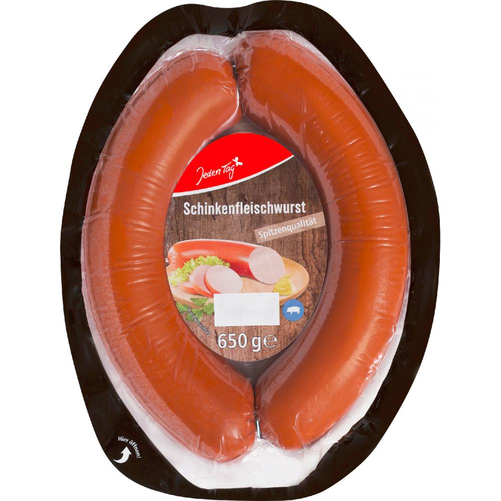 Produktabbildung keine Marke Jeden Tag Schinkenfleischwurst, 650 g