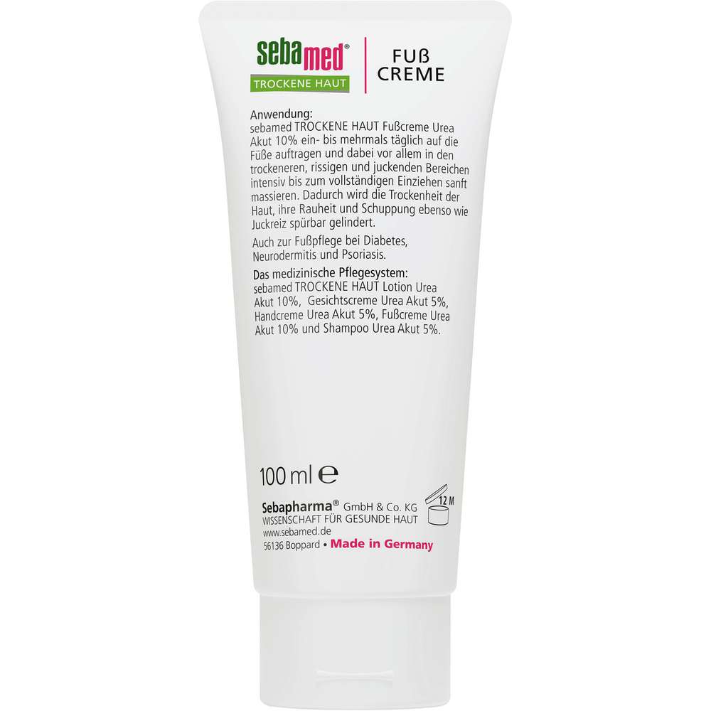 Produktabbildung Sebamed pH 5.5 Fußcreme, 10% Urea