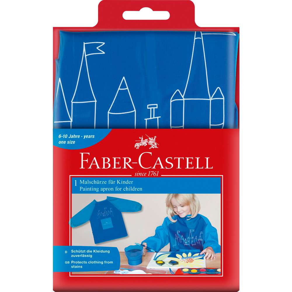 Produktabbildung Faber-Castell Malschürze für Kinder, blau