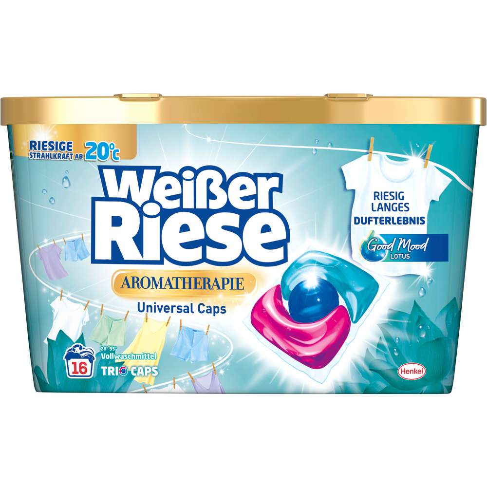 Produktabbildung Weißer Riese Universal-Waschmittel Caps, Aromatherapie Lotus