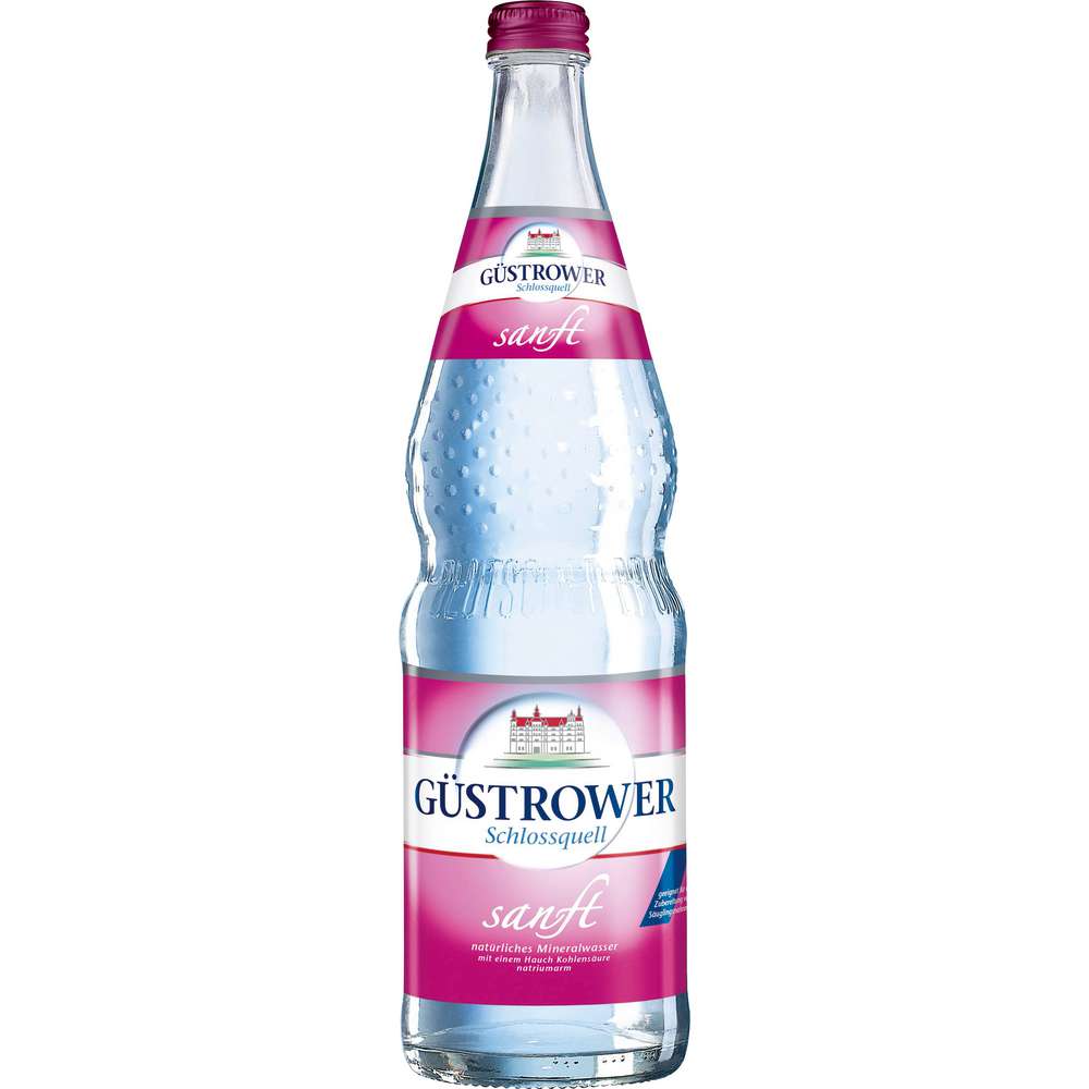 Produktabbildung Güstrower Mineralwasser, Sanft