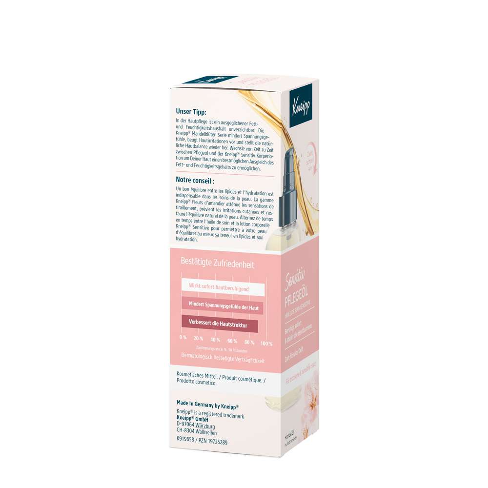 Produktabbildung Kneipp Pflegeöl Sensitiv, Mandelöl