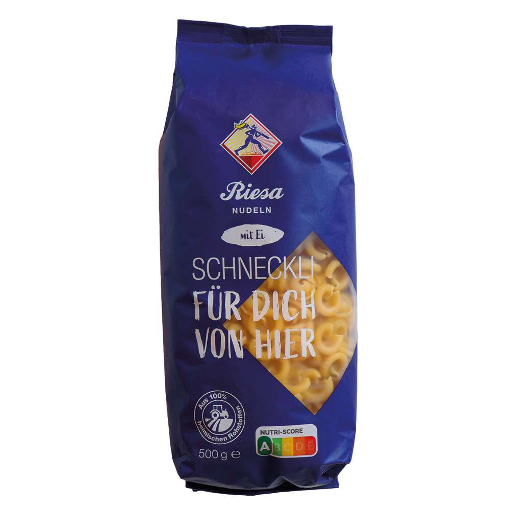 Produktabbildung Riesa Eiernudeln, Schneckli