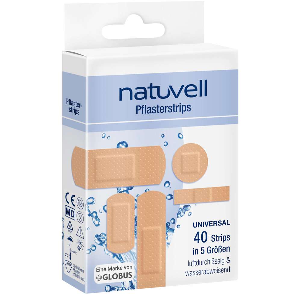 Produktabbildung natuvell Pflasterstrips wasserabweisend