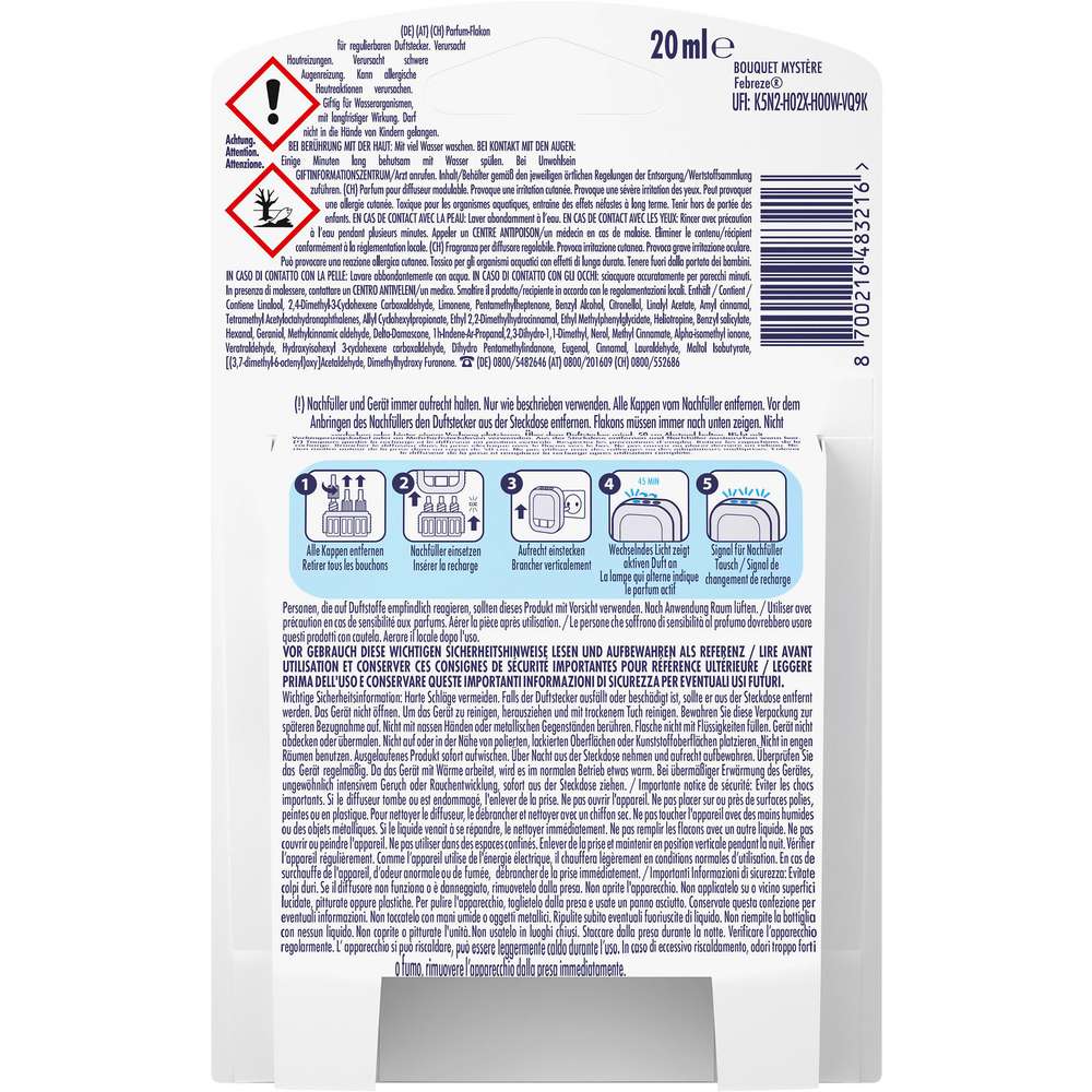 Produktabbildung Febreze Duftstecker 3 Volution, Nachfüllpack, Amethyst Blütentraum