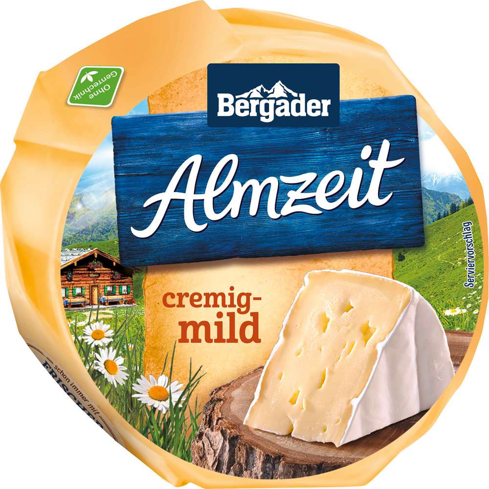 Produktabbildung Bergader Weichkäse Almzeit cremig-mild