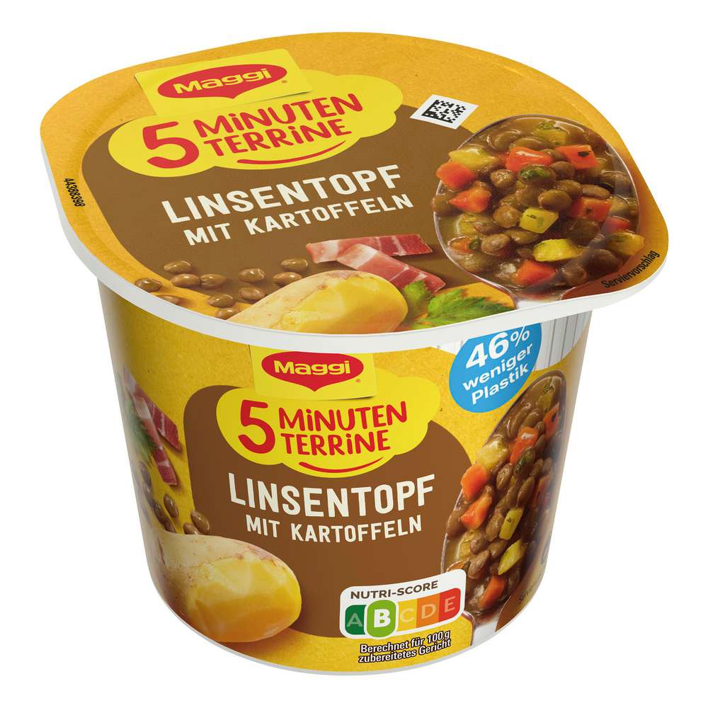 Produktabbildung Maggi 5 Minuten Terrine, Linsentopf mit Kartoffeln