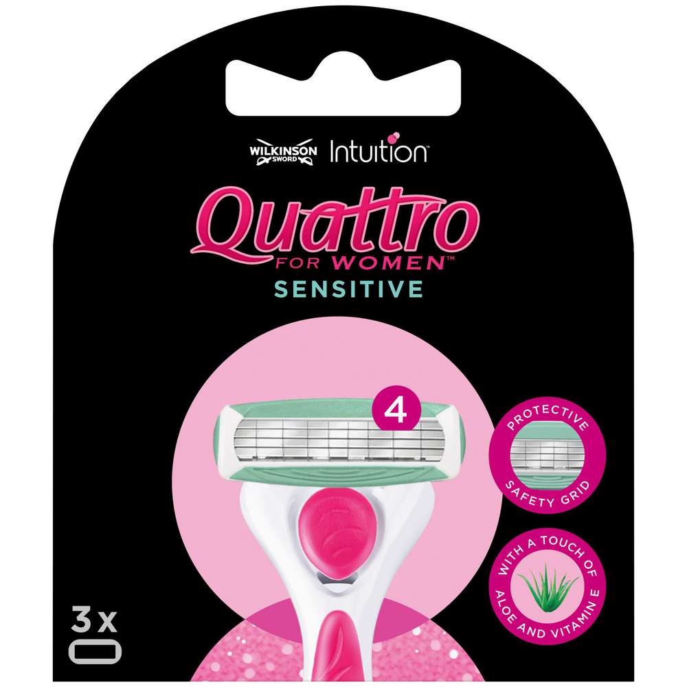 Produktabbildung Wilkinson Rasierklingen Quattro For Women, Sensitive