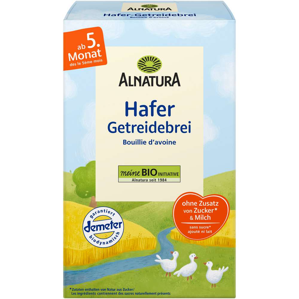 Produktabbildung Alnatura Bio Hafer-Getreidebrei
