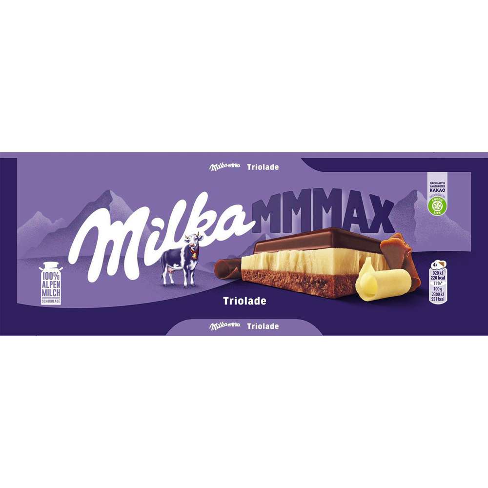 Produktabbildung Milka Tafelschokolade, Triolade