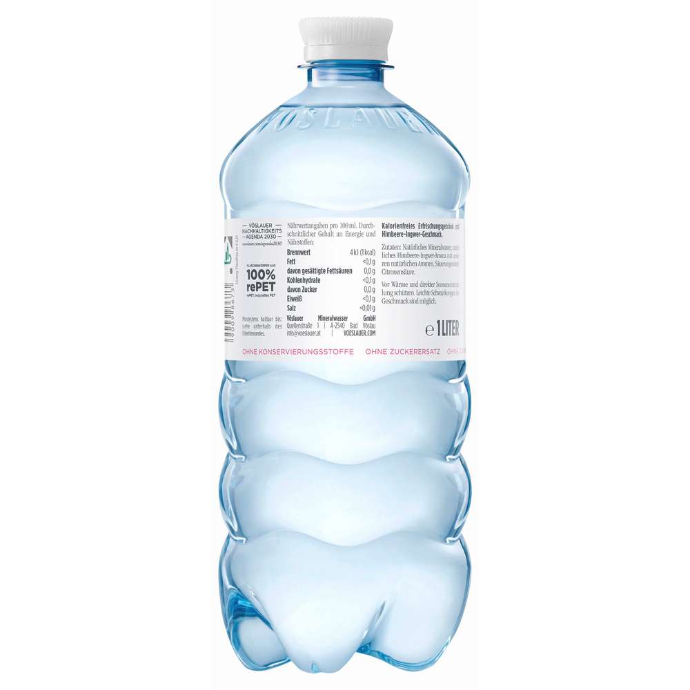 Produktabbildung Vöslauer Wasser mit Geschmack, Himbeere-Ingwer