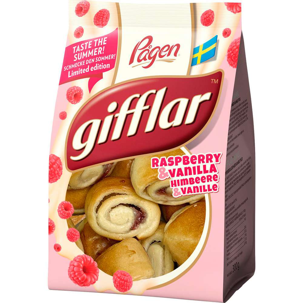 Produktabbildung Pagen Gifflar Himbeere Vanille