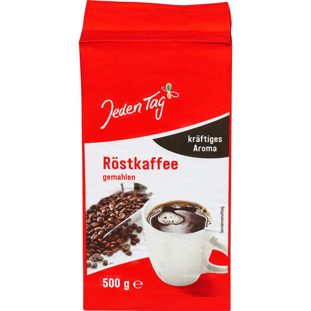 Produktabbildung Jeden Tag Kaffee kräftig, gemahlen