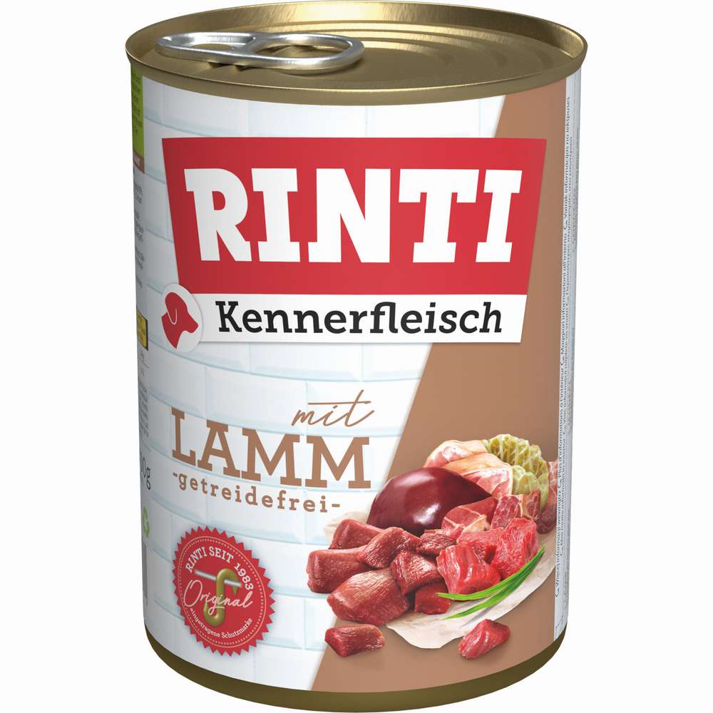 Produktabbildung Rinti Hundefutter Kennerfleisch, Lamm