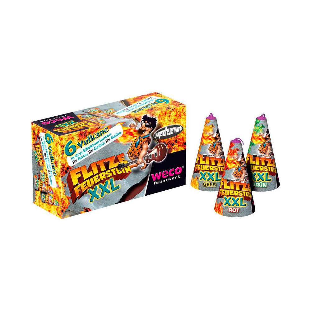 Produktabbildung Weco Feuerwerk Flitze Feuerstein XXL