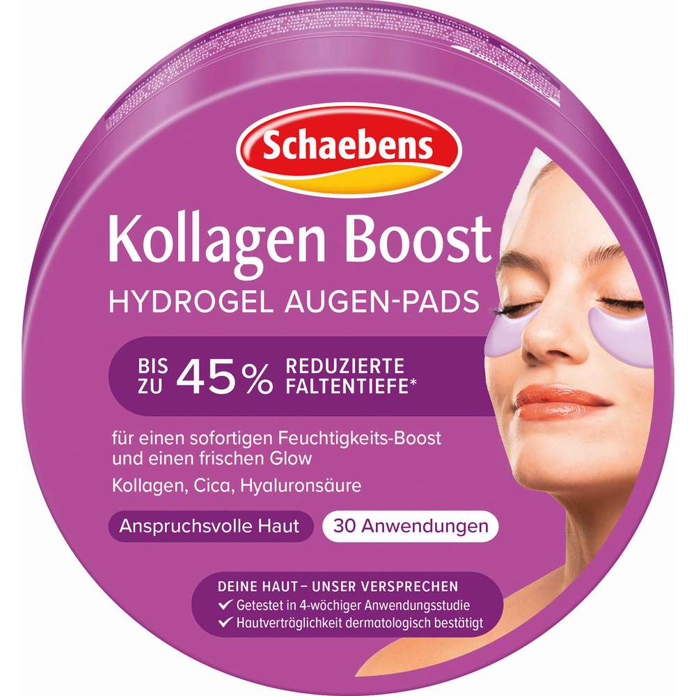 Produktabbildung Schaebens Kollagen Boost Hydrogel Augenpads