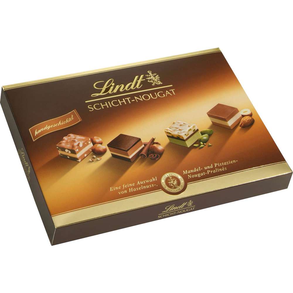 Produktabbildung Lindt Schoko-Pralinen, Schicht-Nougat