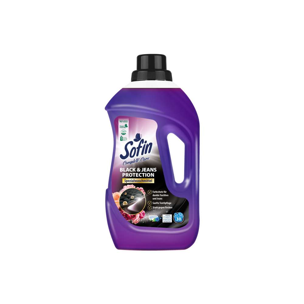 Produktabbildung Sofin Spezial-Waschmittel flüssig, Black & Jeans Protection