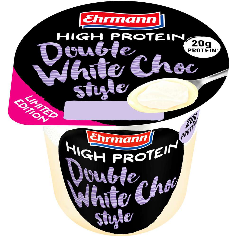 Produktabbildung Ehrmann High Protein Pudding, Double White Choc Style