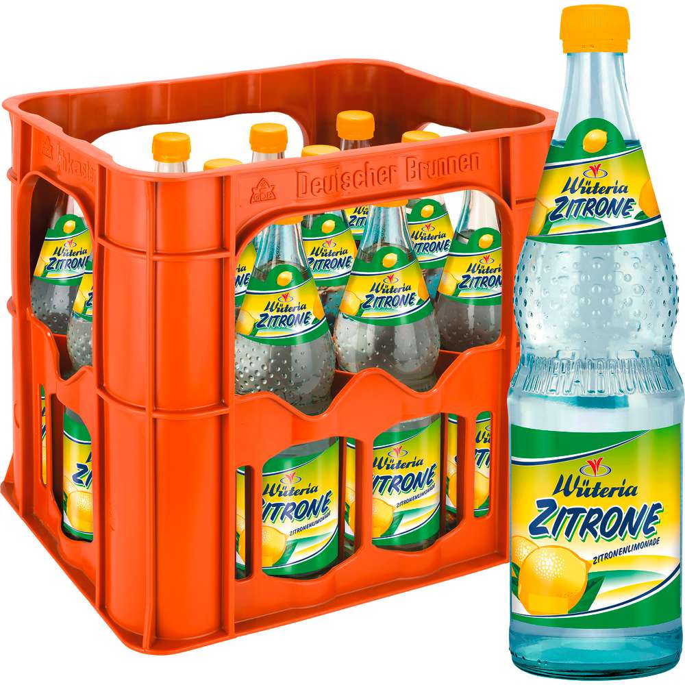 Produktabbildung Wüteria Zitronen Limonade (12x 0,700 Liter)