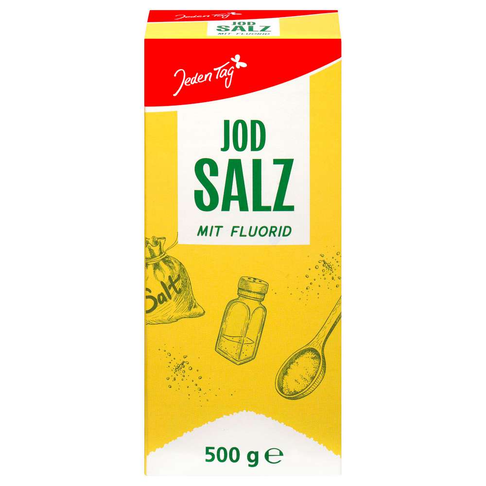 Produktabbildung Jeden Tag Jodsalz mit Fluorid