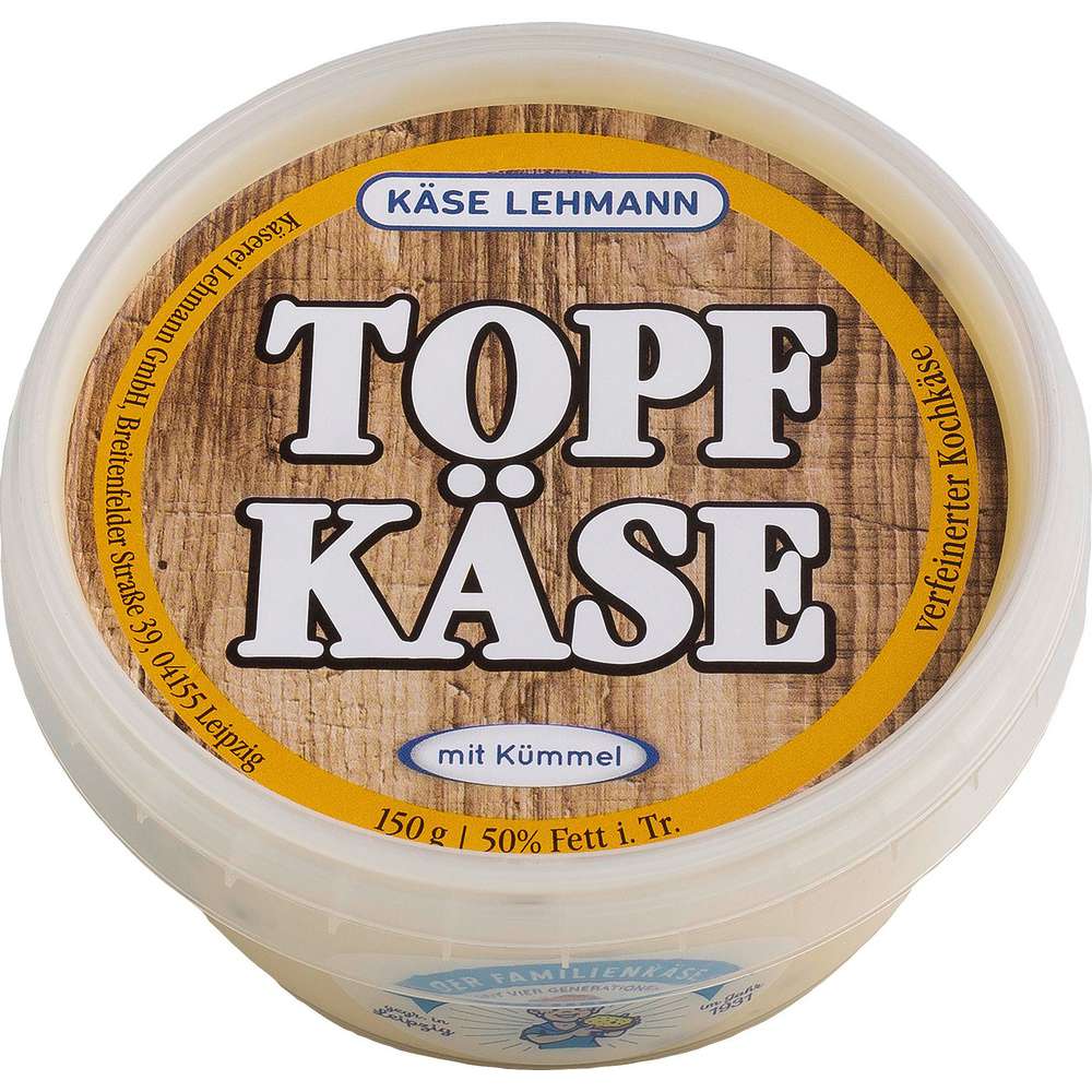 Produktabbildung Käse Lehmann Topfkäse mit Kümmel
